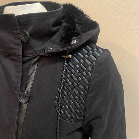 MAJE Gove Quilted Parka Coat with Braided Details - Picture 7 of 14